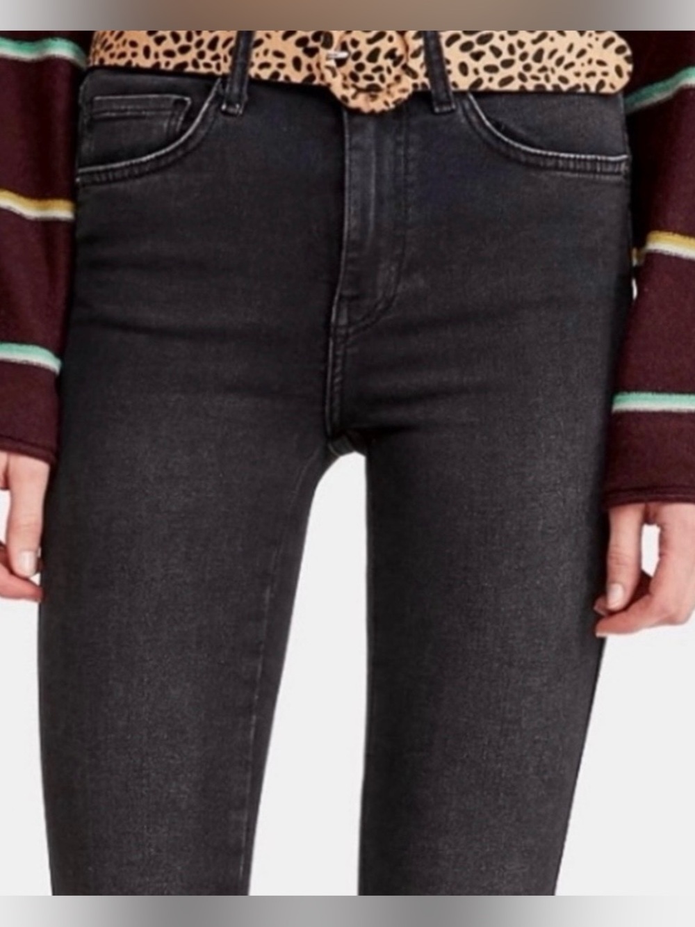 Free People Raw High Rise Jeggings - Picture 3 of 9